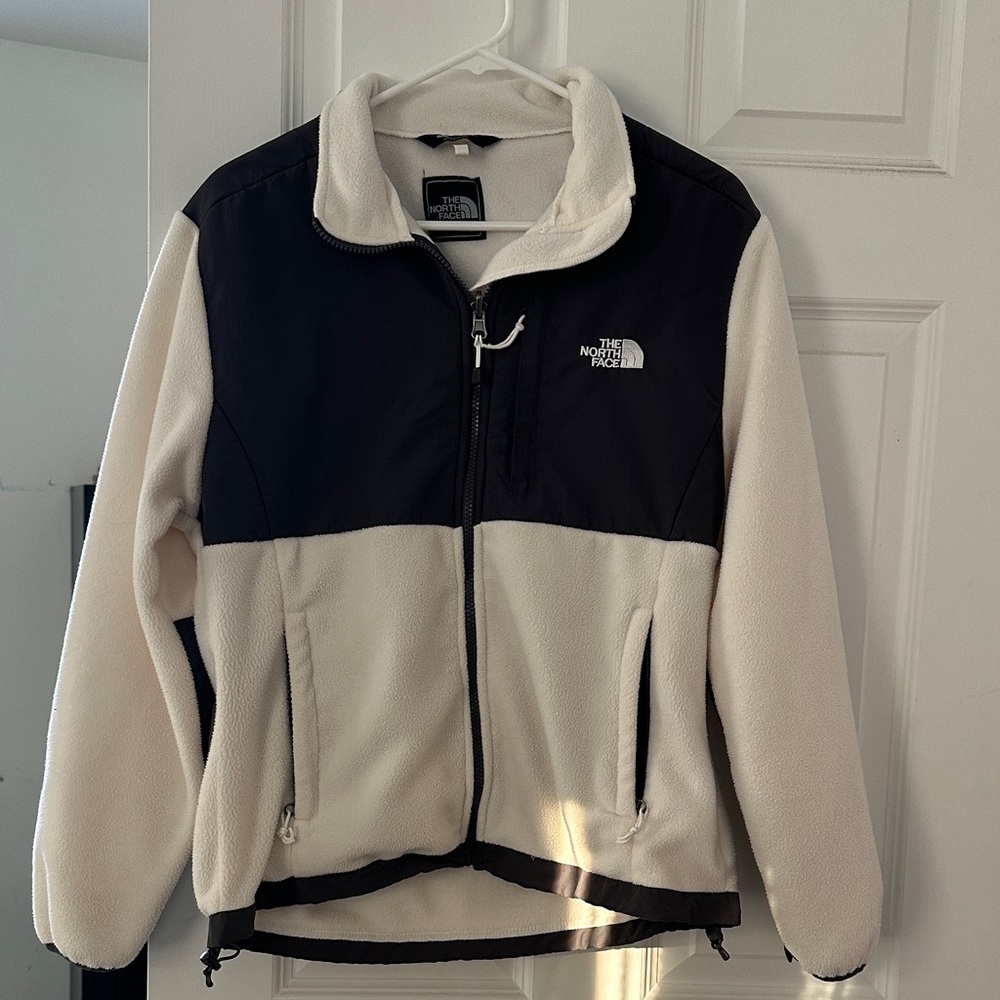 The North Face Two-Tone dark gray and Cream Jacket